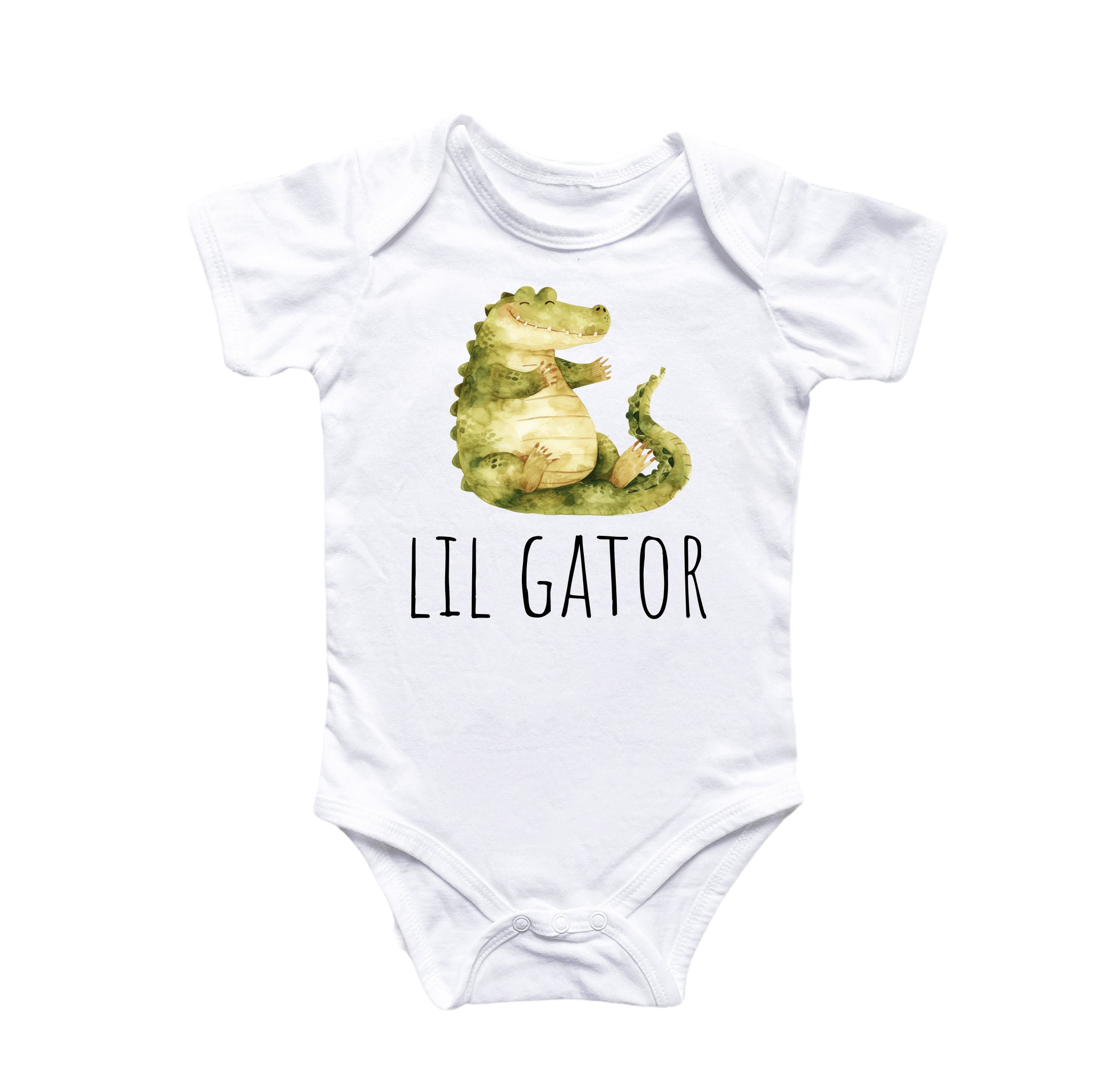 Alligator Gator - Baby Boy Girl Clothes Infant Bodysuit Funny Cute Newborn-0