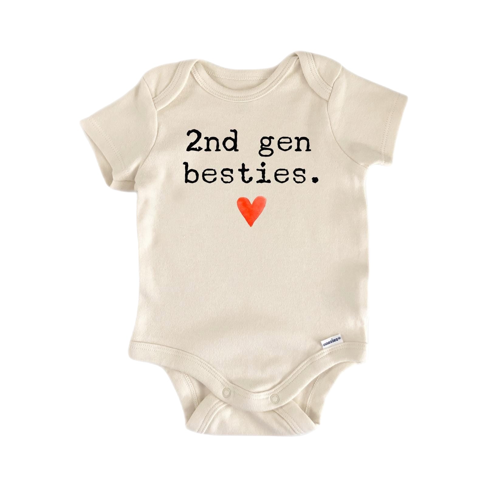 2nd Generation Best Friends - Baby Boy Girl Clothes Infant Bodysuit Funny Cute Newborn-0