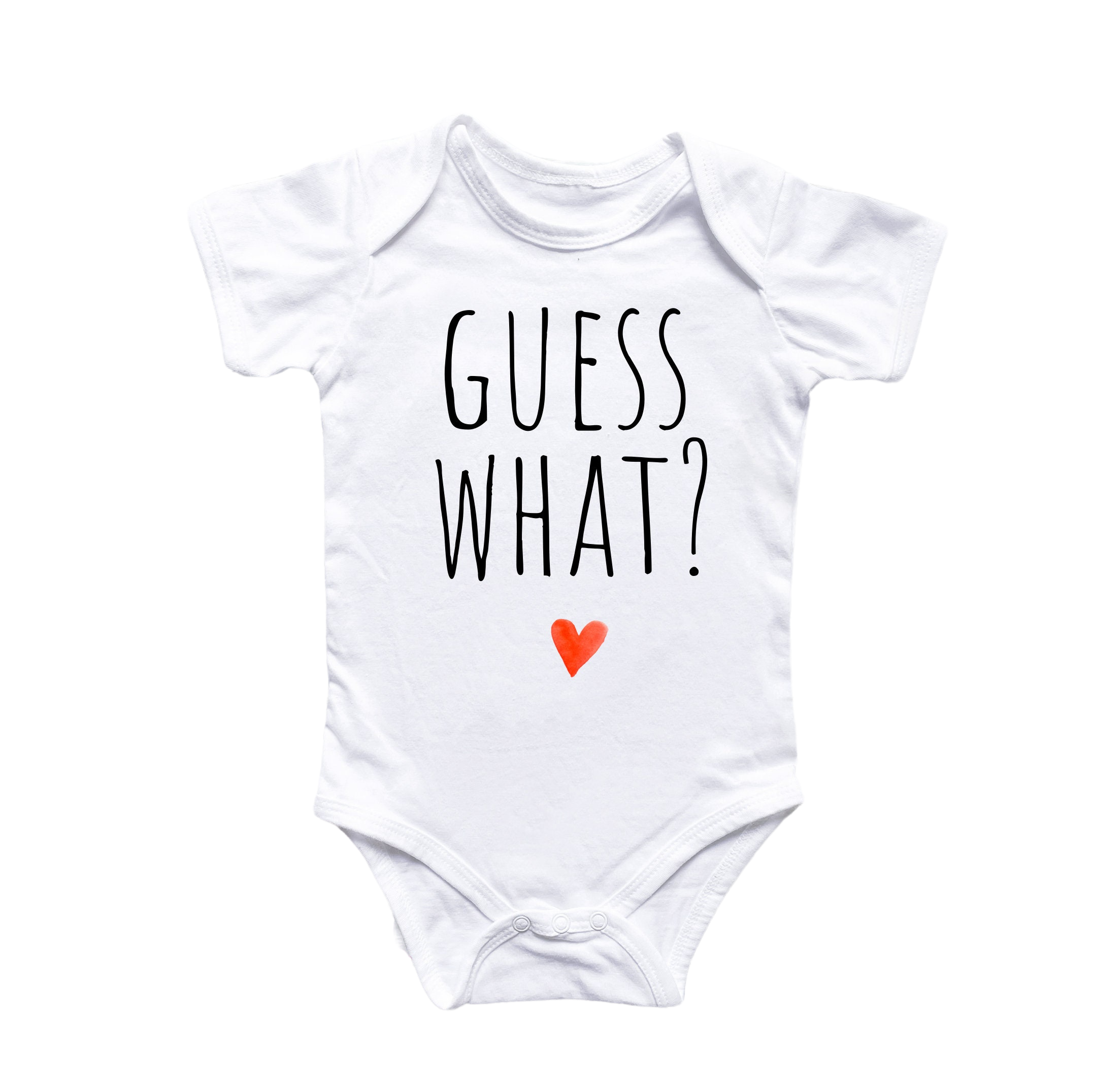 Guess What Announcement - Baby Boy Girl Clothes Infant Bodysuit Funny Cute Newborn-0