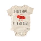 Auntie Aunt Ant - Baby Boy Girl Clothes Infant Bodysuit Funny Cute Newborn-0