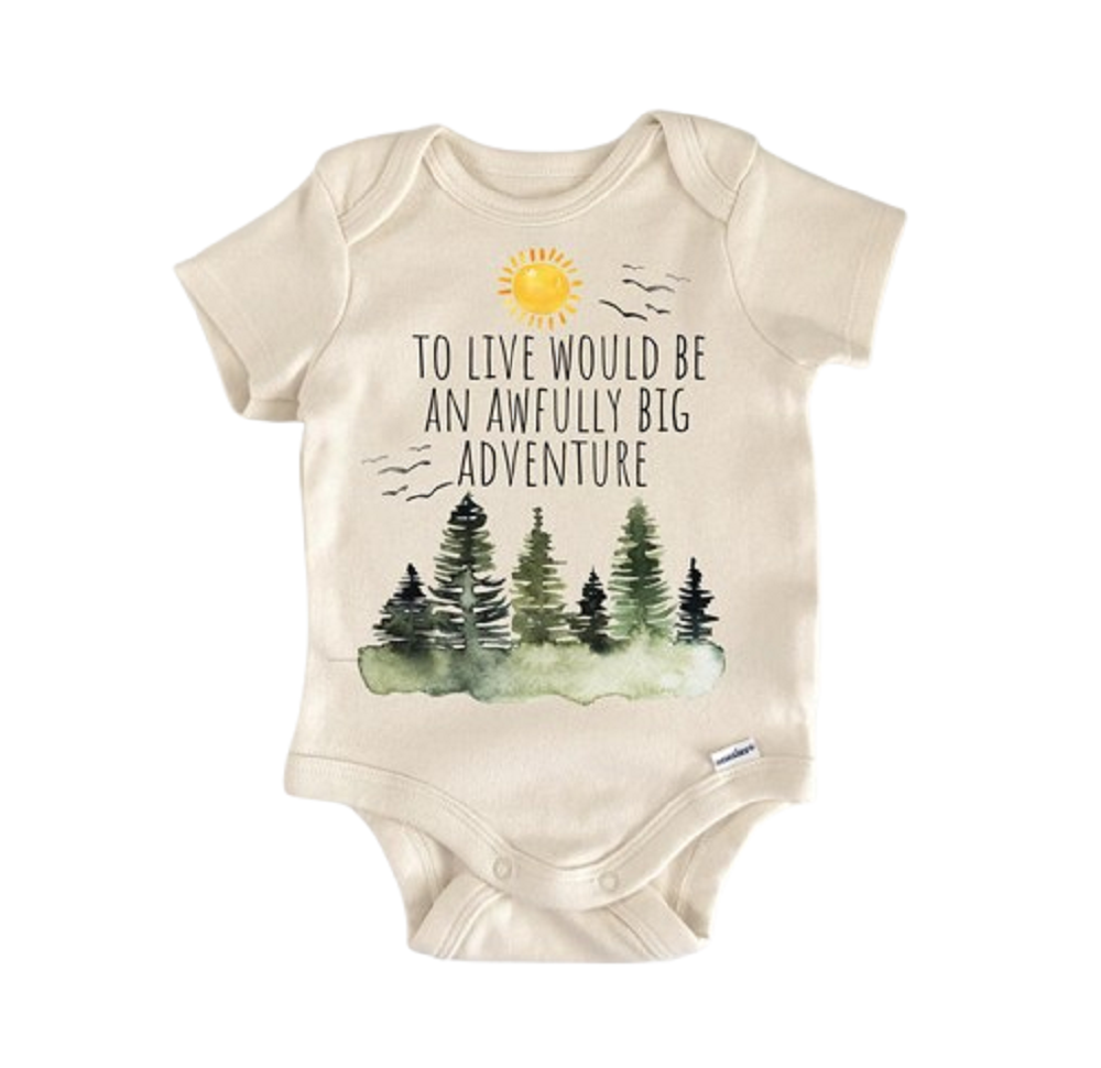Adventure Woodland Forrest - Baby Boy Girl Clothes Infant Bodysuit Funny Cute Newborn-0