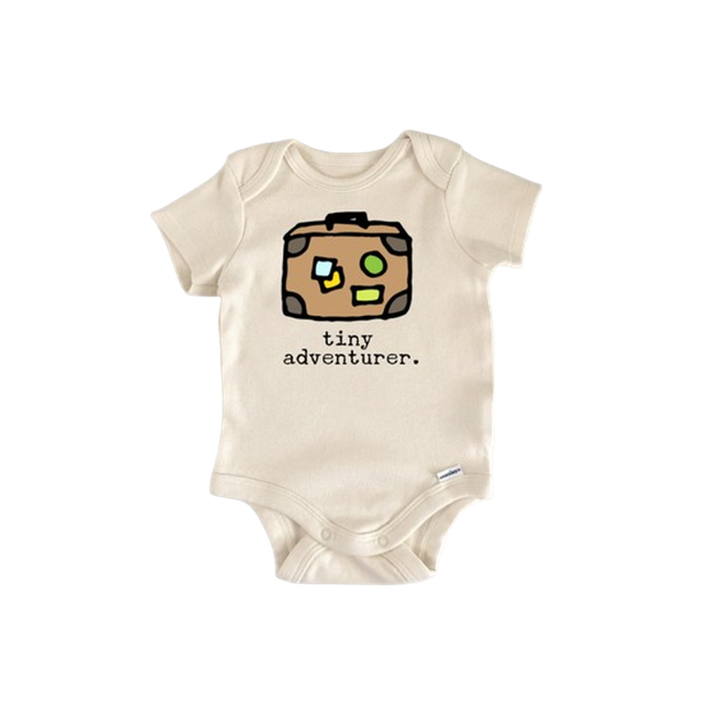 Adventure Travel Airplane - Baby Boy Girl Clothes Infant Bodysuit Funny Cute Newborn-0