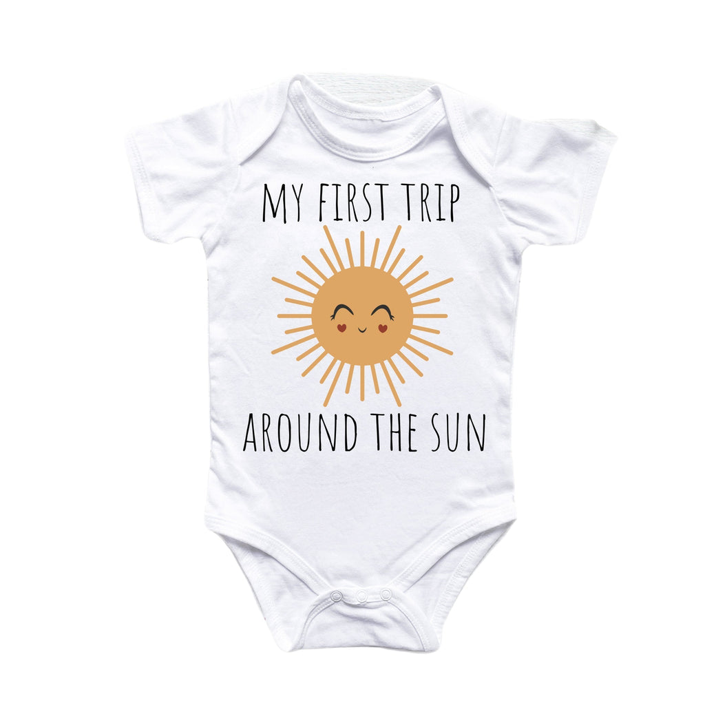 1st Birthday Sun - Baby Boy Girl Clothes Infant Bodysuit Funny Cute Newborn-0