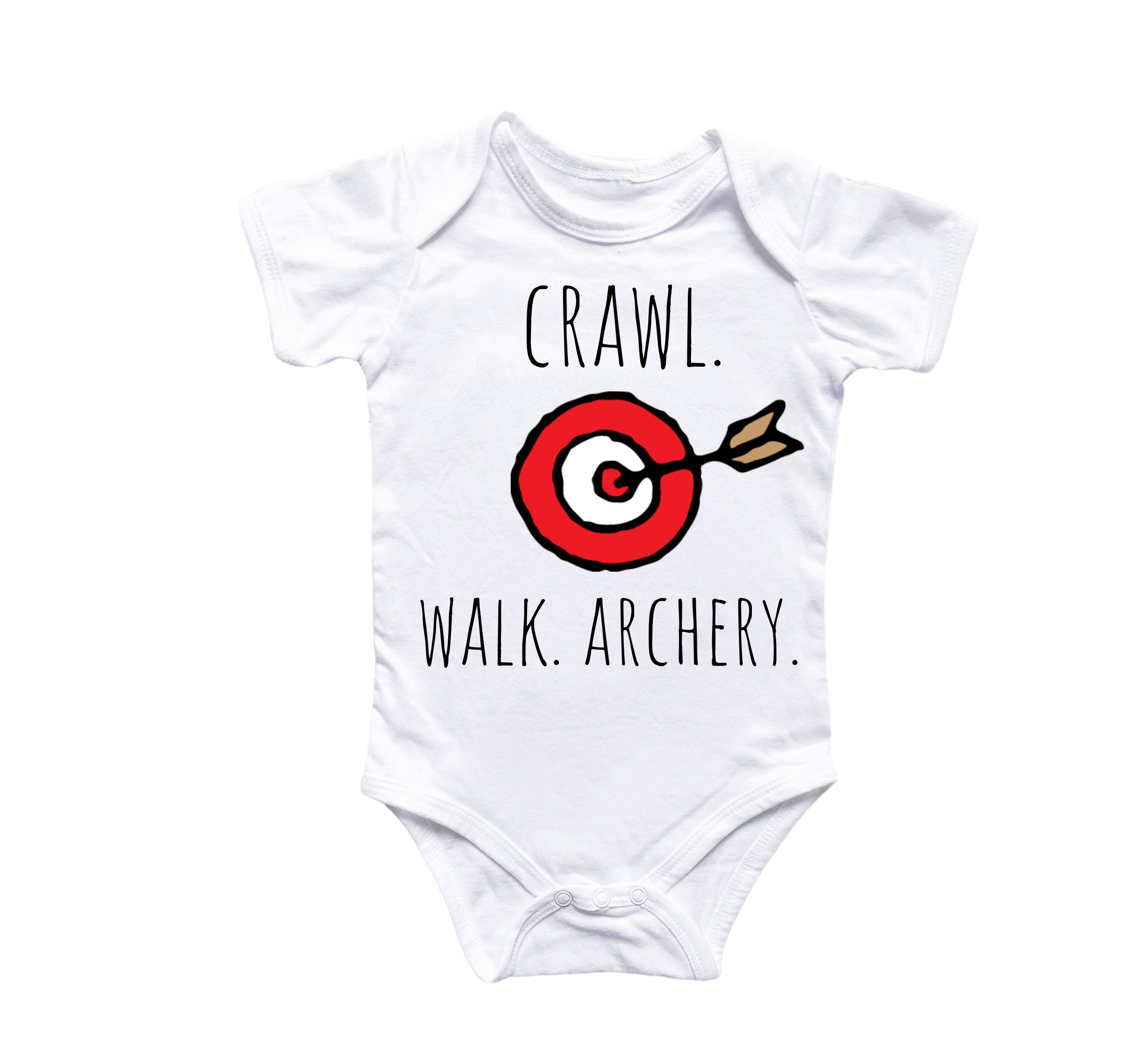 Archery Bow Arrow - Baby Boy Girl Clothes Infant Bodysuit Funny Cute Newborn-0