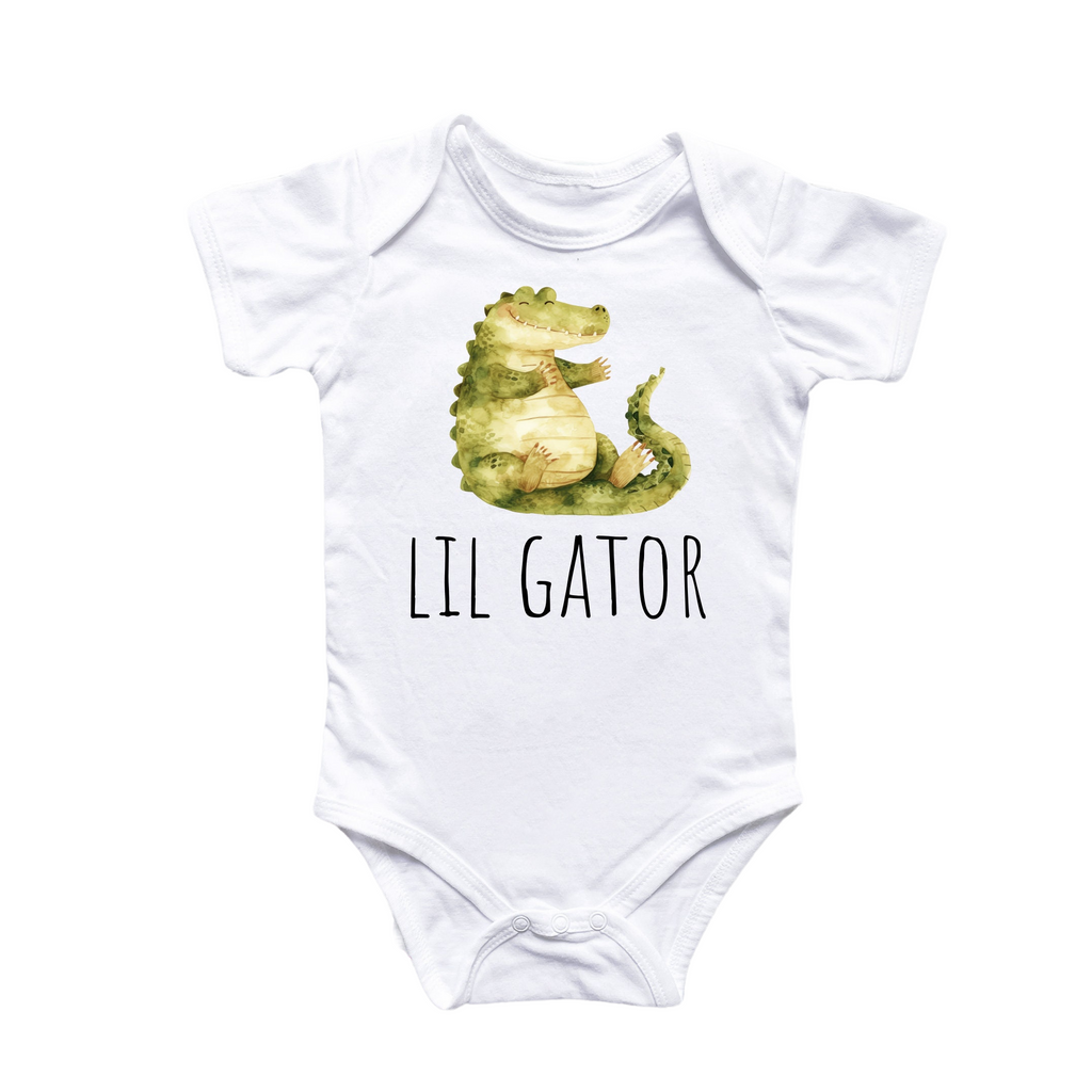 Alligator Gator - Baby Boy Girl Clothes Infant Bodysuit Funny Cute Newborn-0