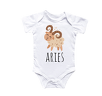 Aries Zodiac - Baby Boy Girl Clothes Infant Bodysuit Funny Cute Newborn 2-0