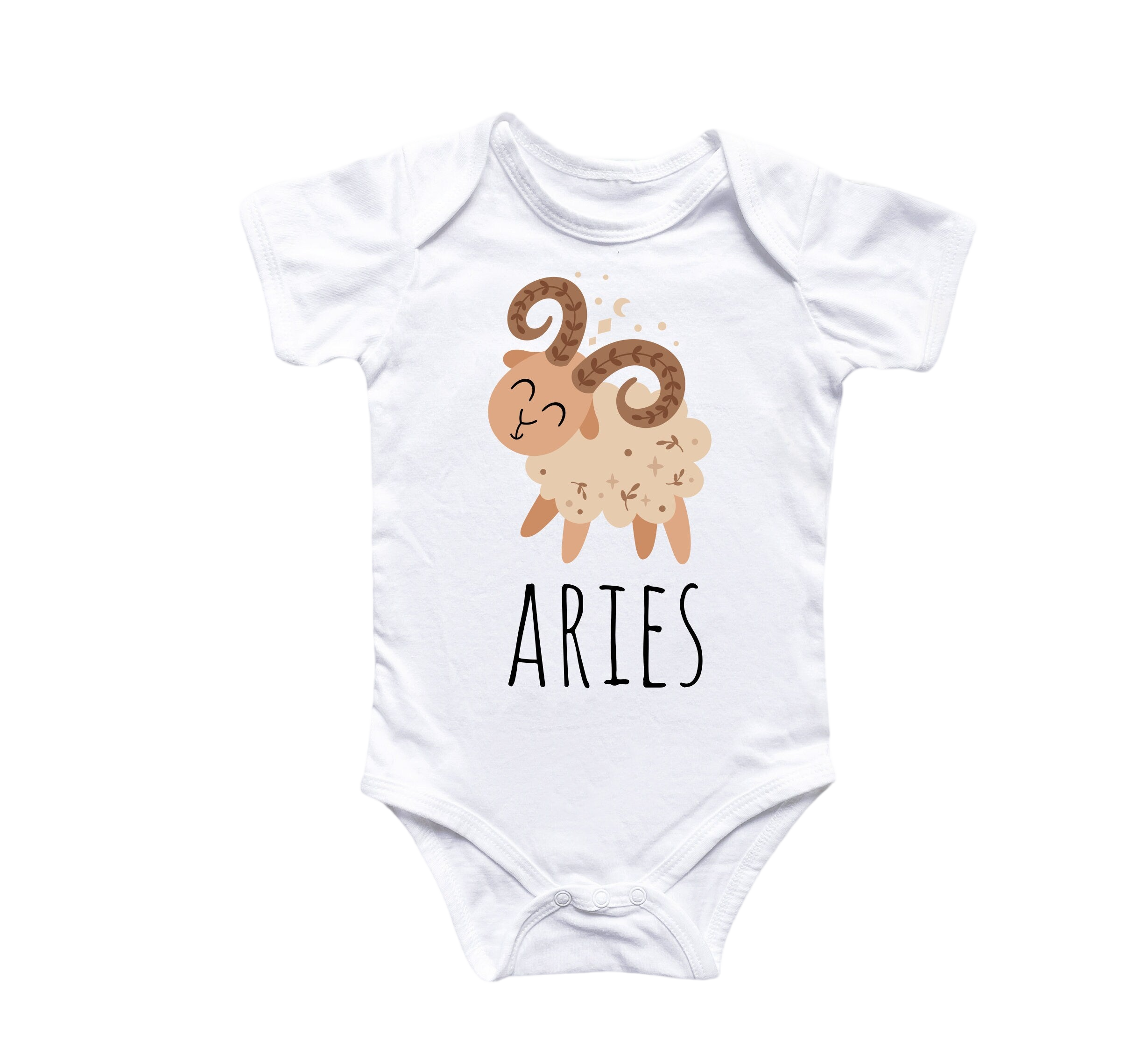 Aries Zodiac - Baby Boy Girl Clothes Infant Bodysuit Funny Cute Newborn 2-0