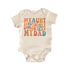 Auntie Aunt - Baby Boy Girl Clothes Infant Bodysuit Funny Cute Newborn-0