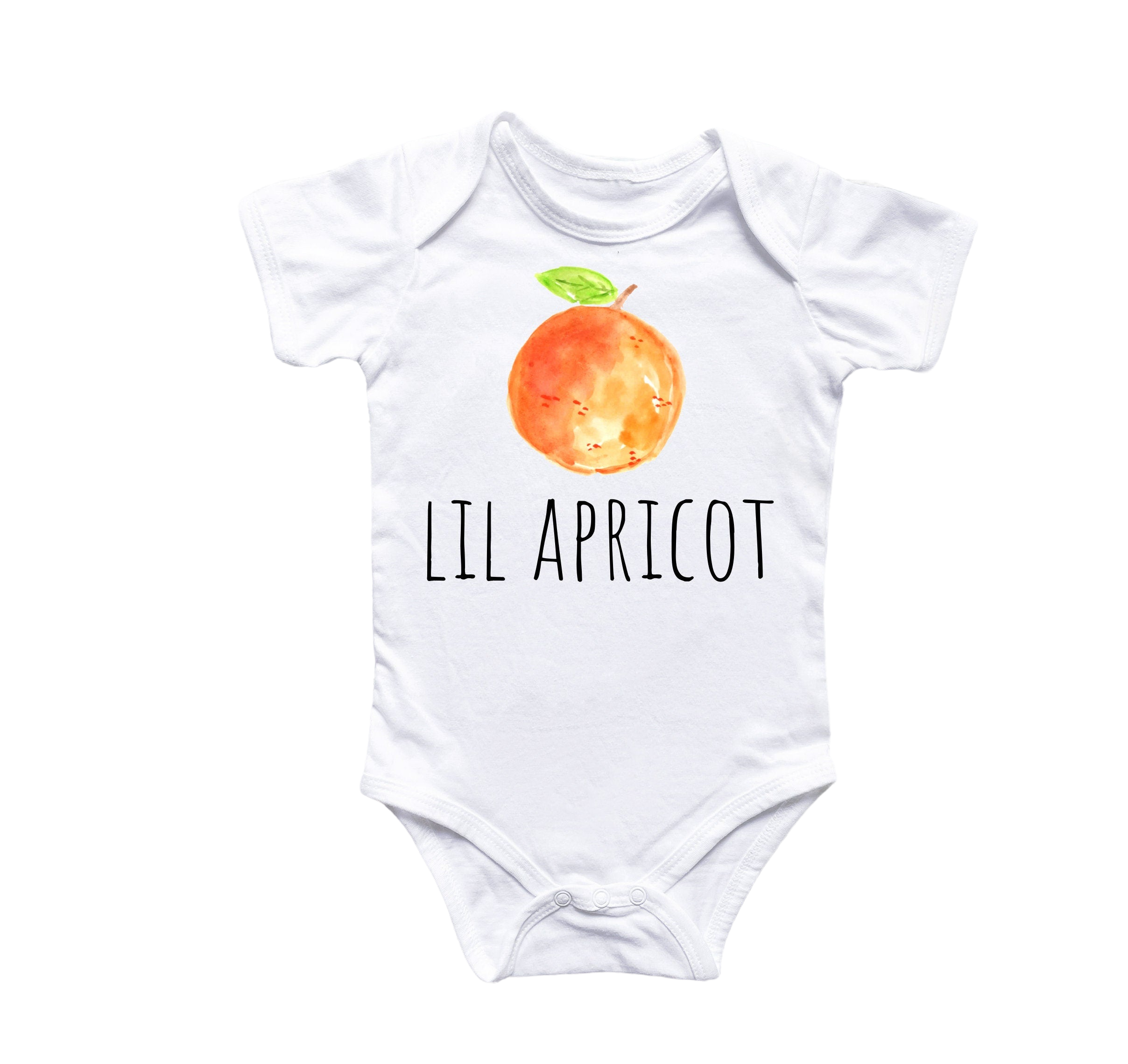 Apricot Orange - Baby Boy Girl Clothes Infant Bodysuit Funny Cute Newborn-0