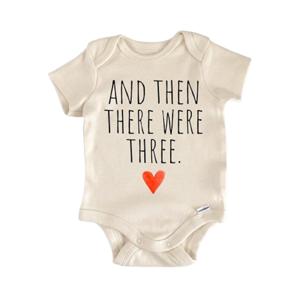 3rd Baby Pregnancy Announcement - Baby Boy Girl Clothes Infant Bodysuit Funny Cute-0