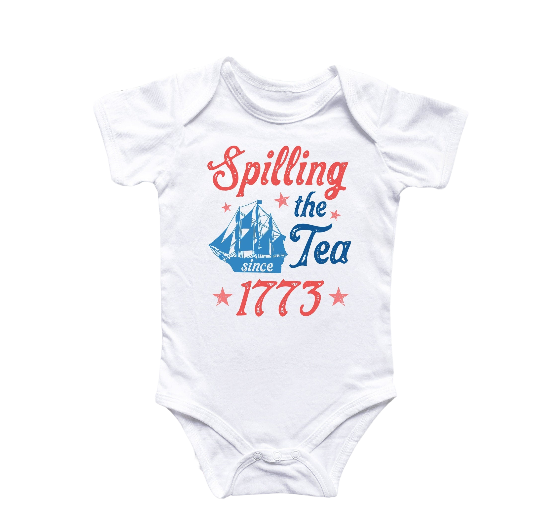 4th Of July Usa Patriotic - Baby Boy Girl Clothes Infant Bodysuit Funny Cute Newborn 2-0