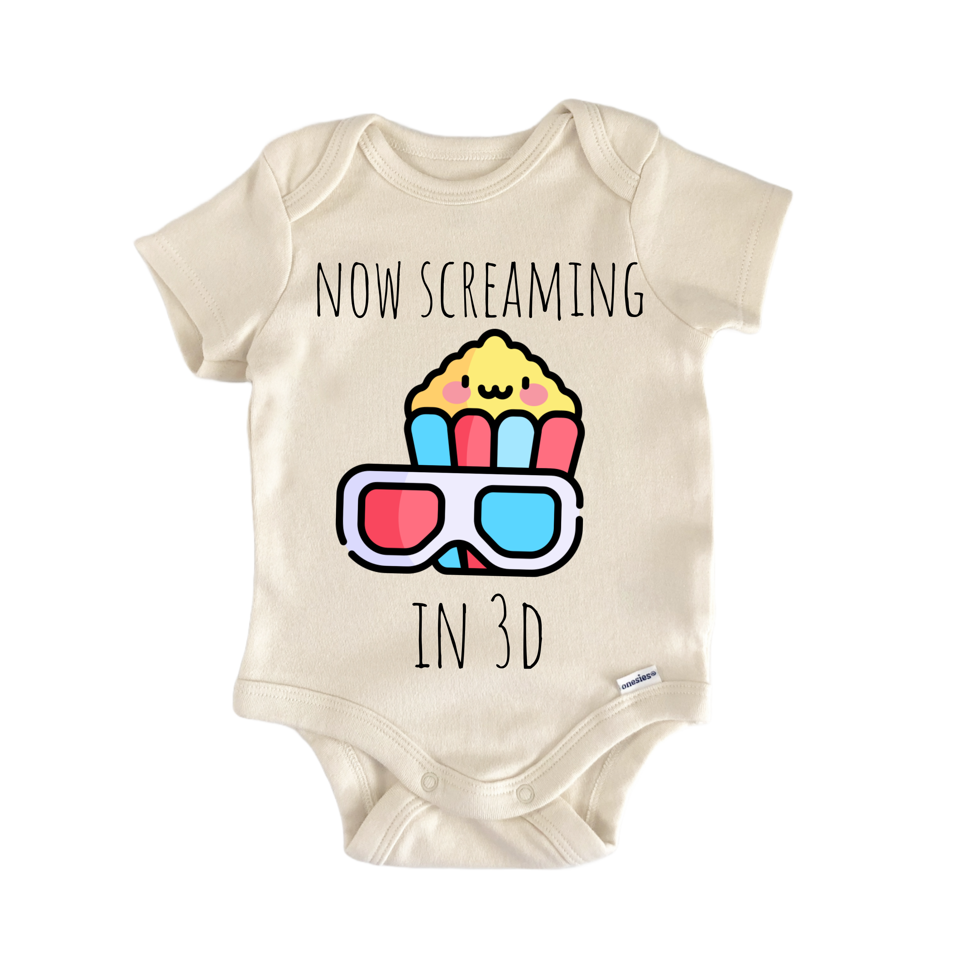 3D Movie Theater Cinema - Baby Bodysuit-0
