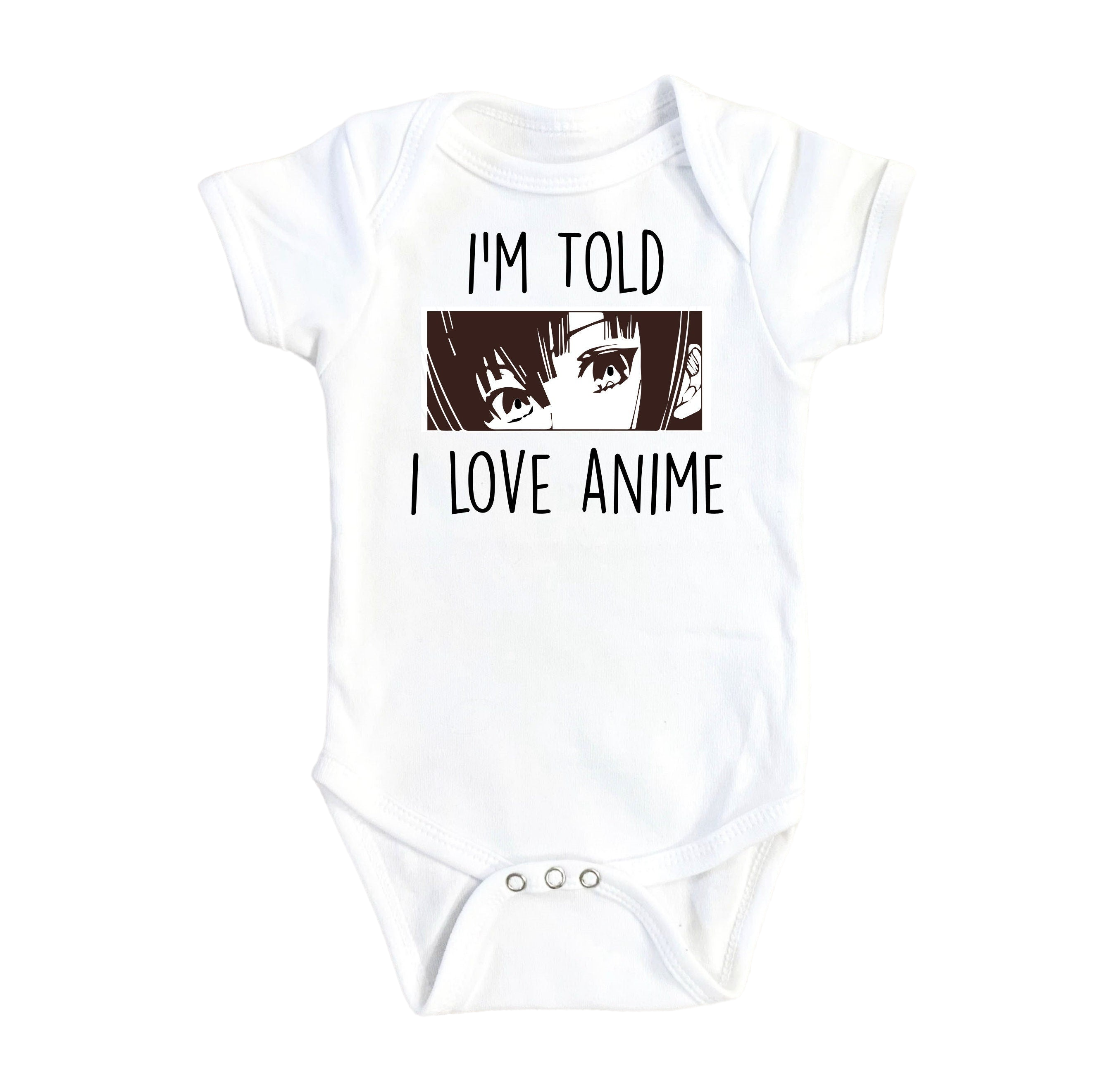Anime Love - Baby Boy Girl Clothes Infant Bodysuit Funny Cute Newborn-0