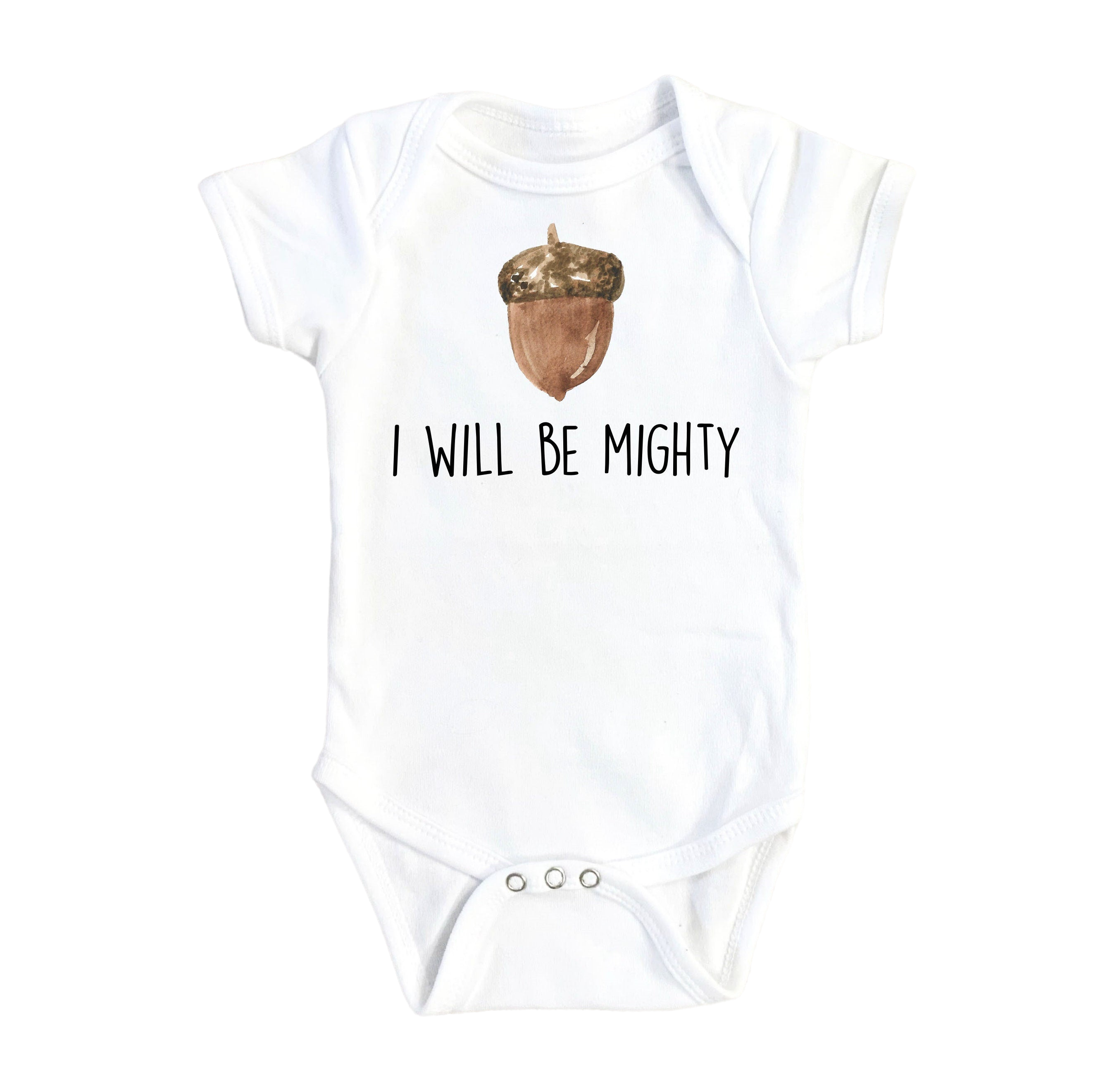 Acorn Oak Tree - Baby Boy Girl Clothes Infant Bodysuit Funny Cute Newborn-0