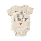 Audiologist Aud Ear - Baby Boy Girl Clothes Infant Bodysuit Funny Cute Newborn-0