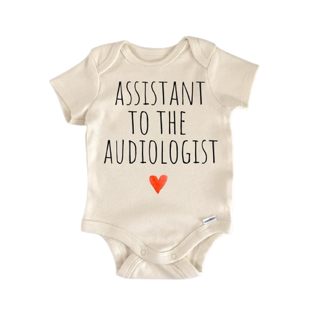 Audiologist Aud Ear - Baby Boy Girl Clothes Infant Bodysuit Funny Cute Newborn-0