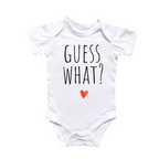Guess What Announcement - Baby Boy Girl Clothes Infant Bodysuit Funny Cute Newborn-0