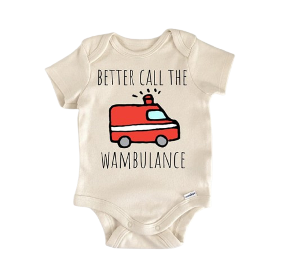 Ambulance Emt - Baby Boy Girl Clothes Infant Bodysuit Funny Cute Newborn-0