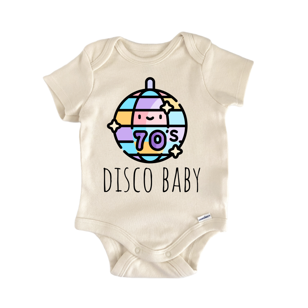 70S Disco Music - Baby Bodysuit-0
