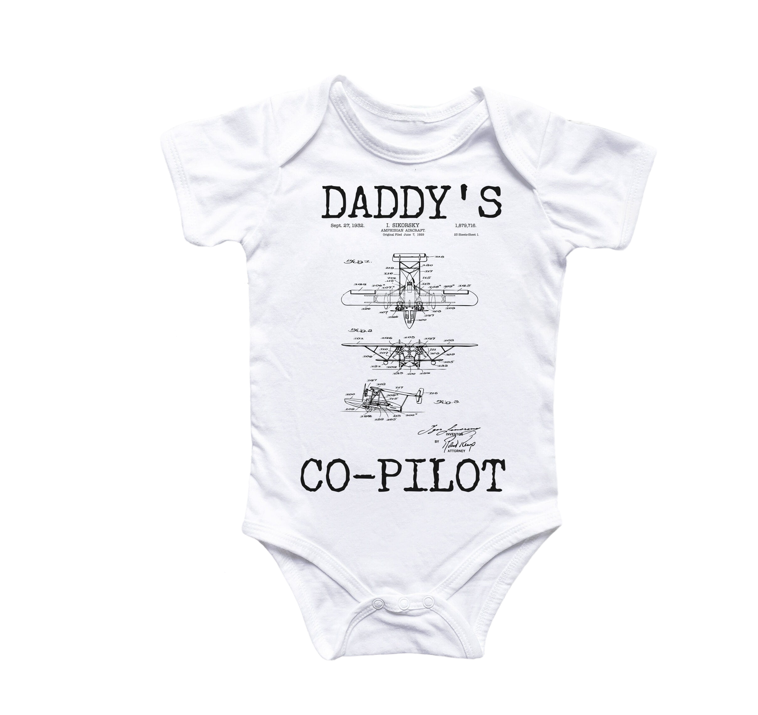 Airplane Pilot - Baby Boy Girl Clothes Infant Bodysuit Funny Cute Newborn-0