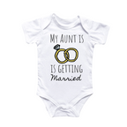Aunt Engaged Wedding - Baby Boy Girl Clothes Infant Bodysuit Funny Cute Newborn-0