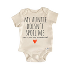 Aunt Auntie Announcement - Baby Boy Girl Clothes Infant Bodysuit Funny Cute Newborn-0