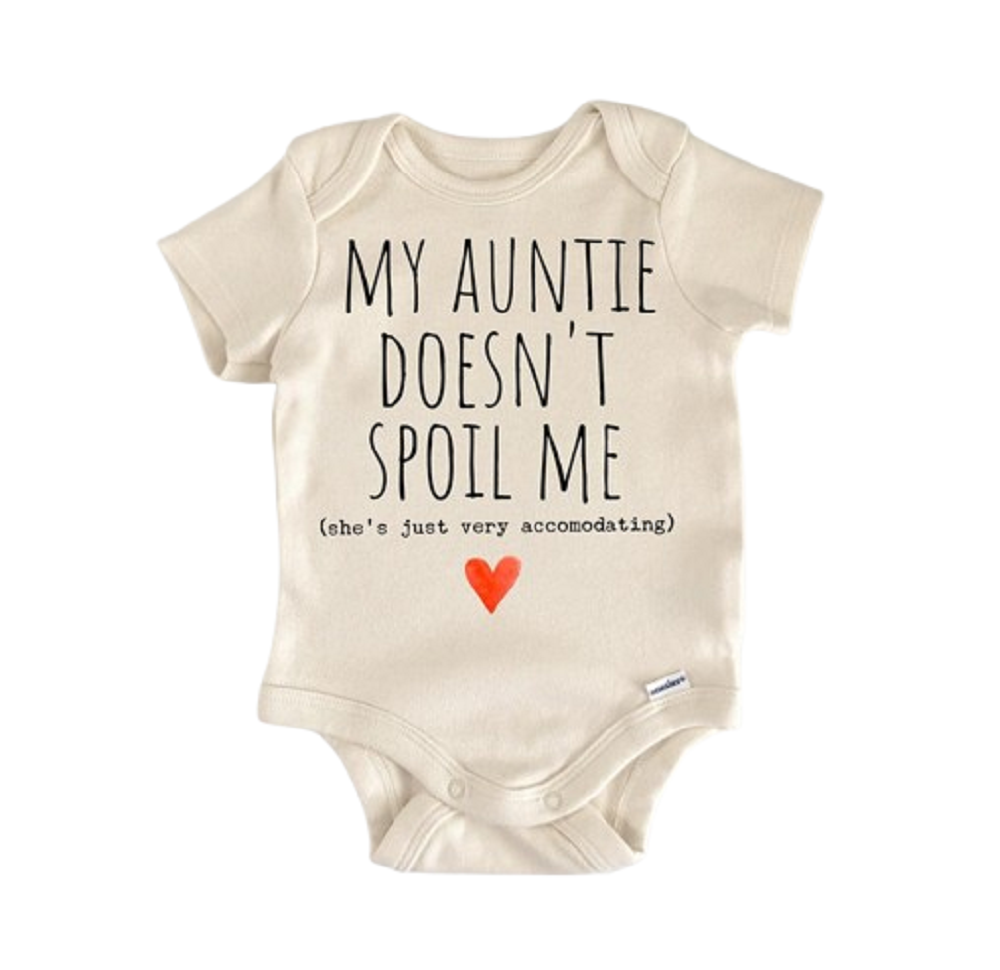 Aunt Auntie Announcement - Baby Boy Girl Clothes Infant Bodysuit Funny Cute Newborn-0