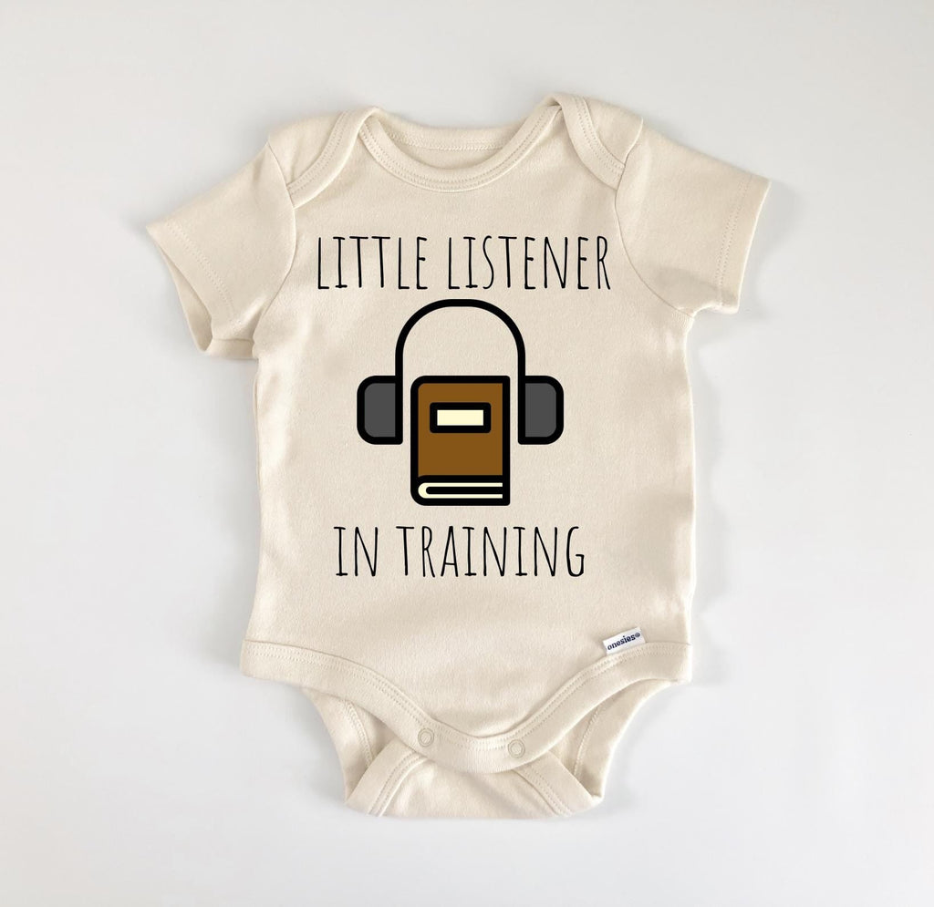 Audio Book - Baby Boy Girl Clothes Infant Bodysuit Funny Cute-0