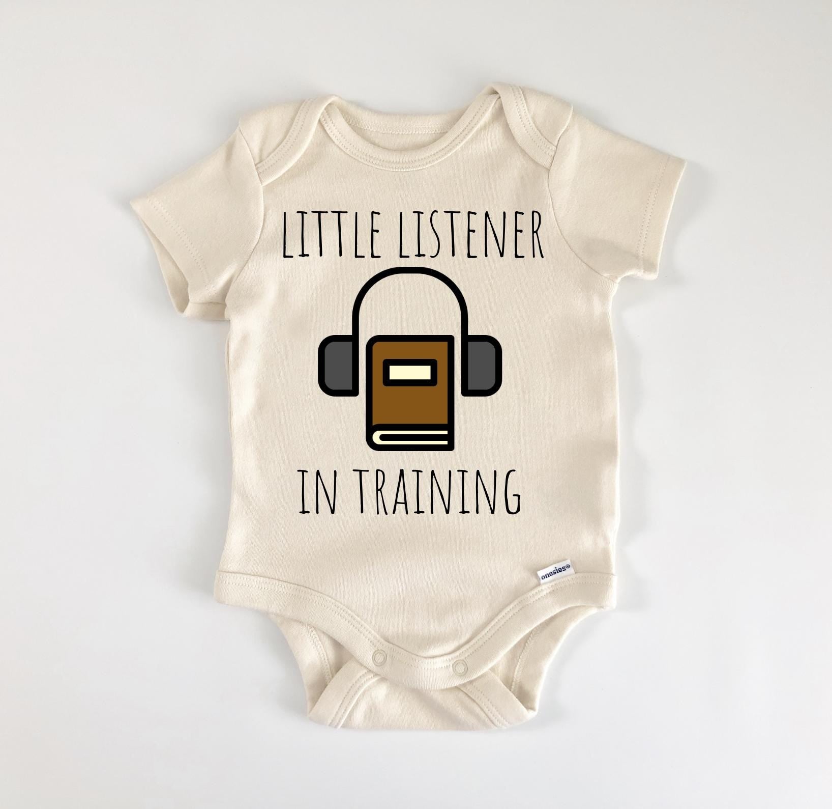 Audio Book - Baby Boy Girl Clothes Infant Bodysuit Funny Cute-0