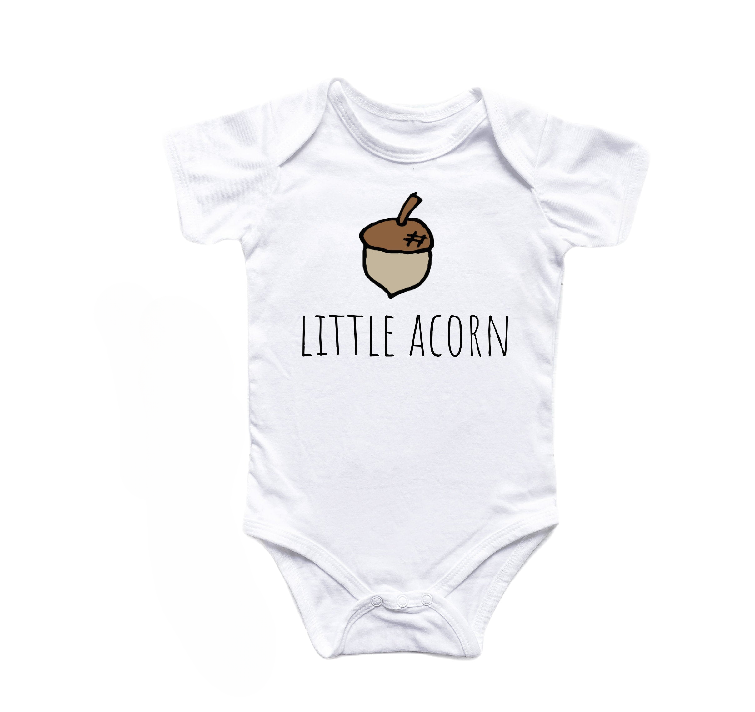Acorn Oak Tree - Baby Boy Girl Clothes Infant Bodysuit Funny Cute Newborn-0
