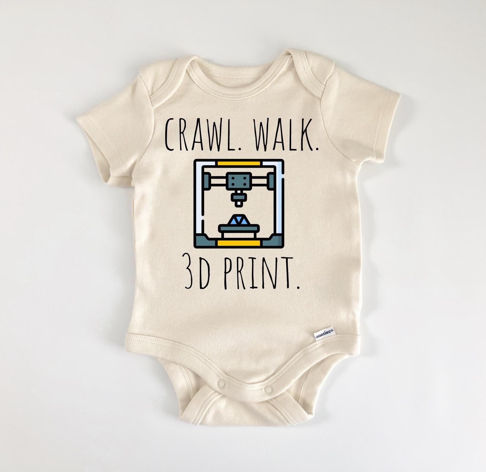 3d Printer - Baby Boy Girl Clothes Infant Bodysuit Funny Cute Newborn-0
