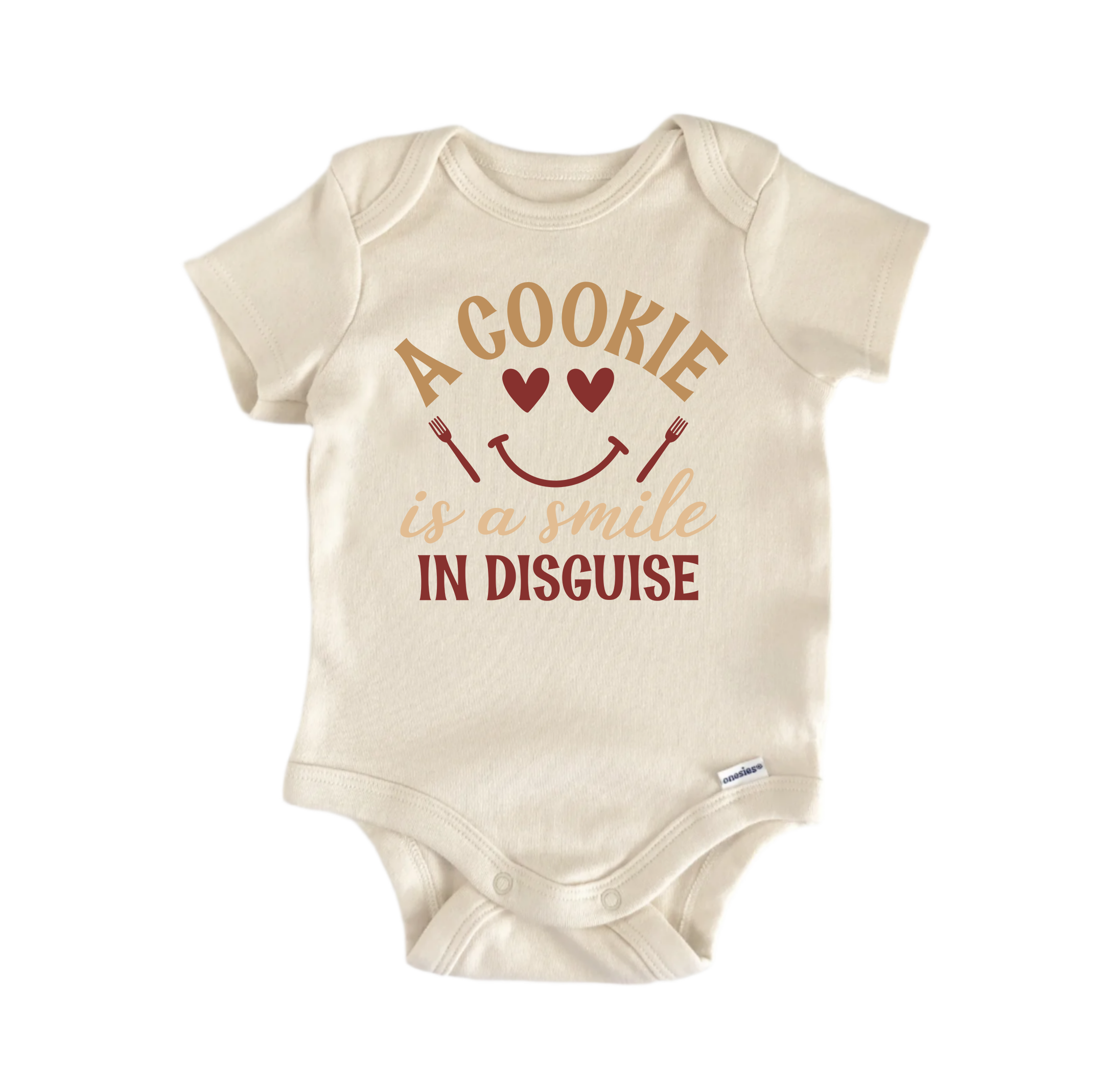 A Cookie Is A Smile In Disguise Baking -  Baby Boy Girl Clothes  Bodysuit Funny Cute Newborn-0