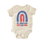 All American Girl July 4th -  Baby Boy Girl Clothes  Bodysuit Funny Cute-0