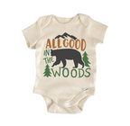 All Good In The Woods Bear Adventure - Baby Boy Girl Clothes Infant Bodysuit Funny Cute-0