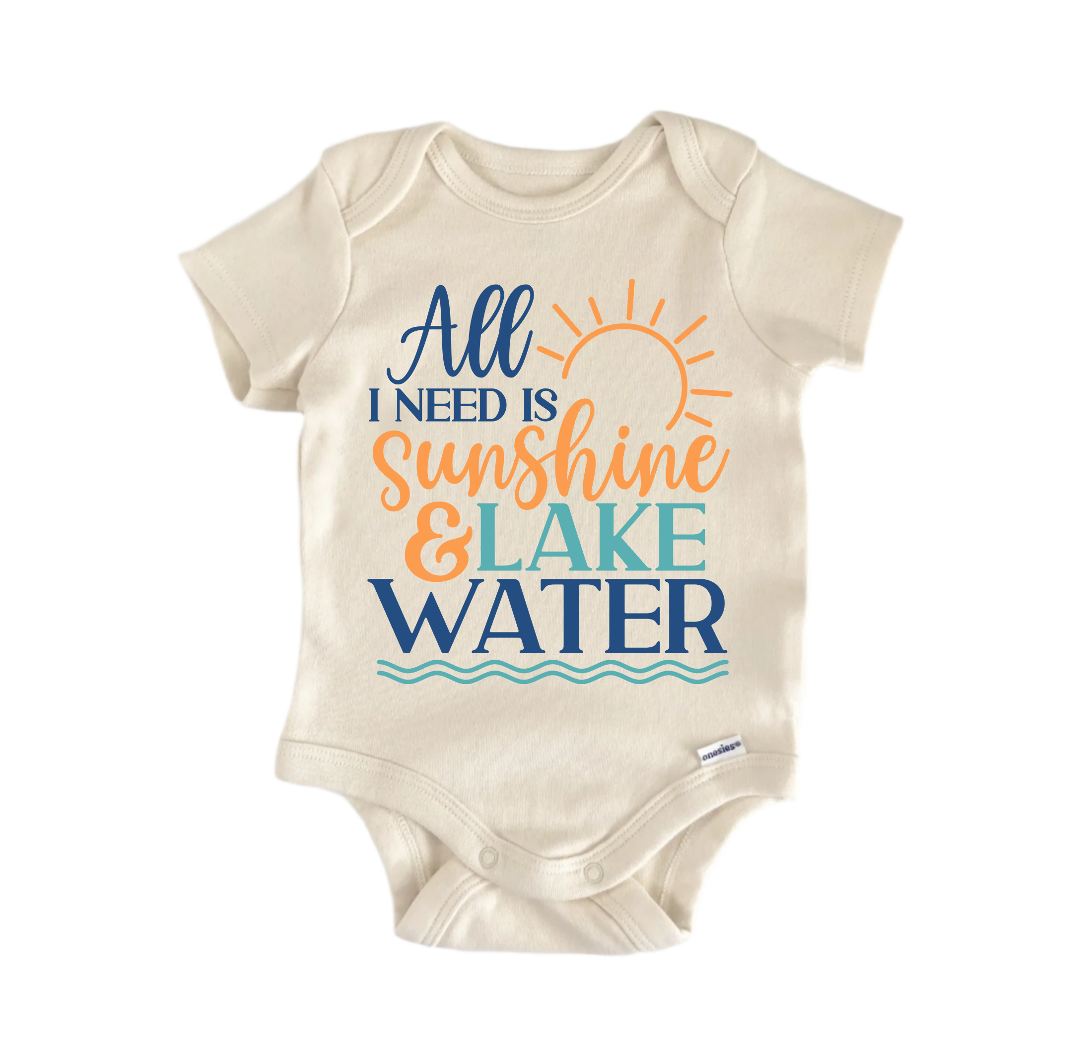 All Need Sunshine Lake Water - Baby Boy Girl Clothes Infant Bodysuit Funny Cute-0