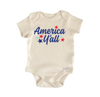 America U All July 4th Patriotic -  Baby Boy Girl Clothes  Bodysuit-0