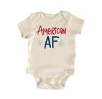 American-AF -  Baby Boy Girl Clothes  Bodysuit Funny Cute-0