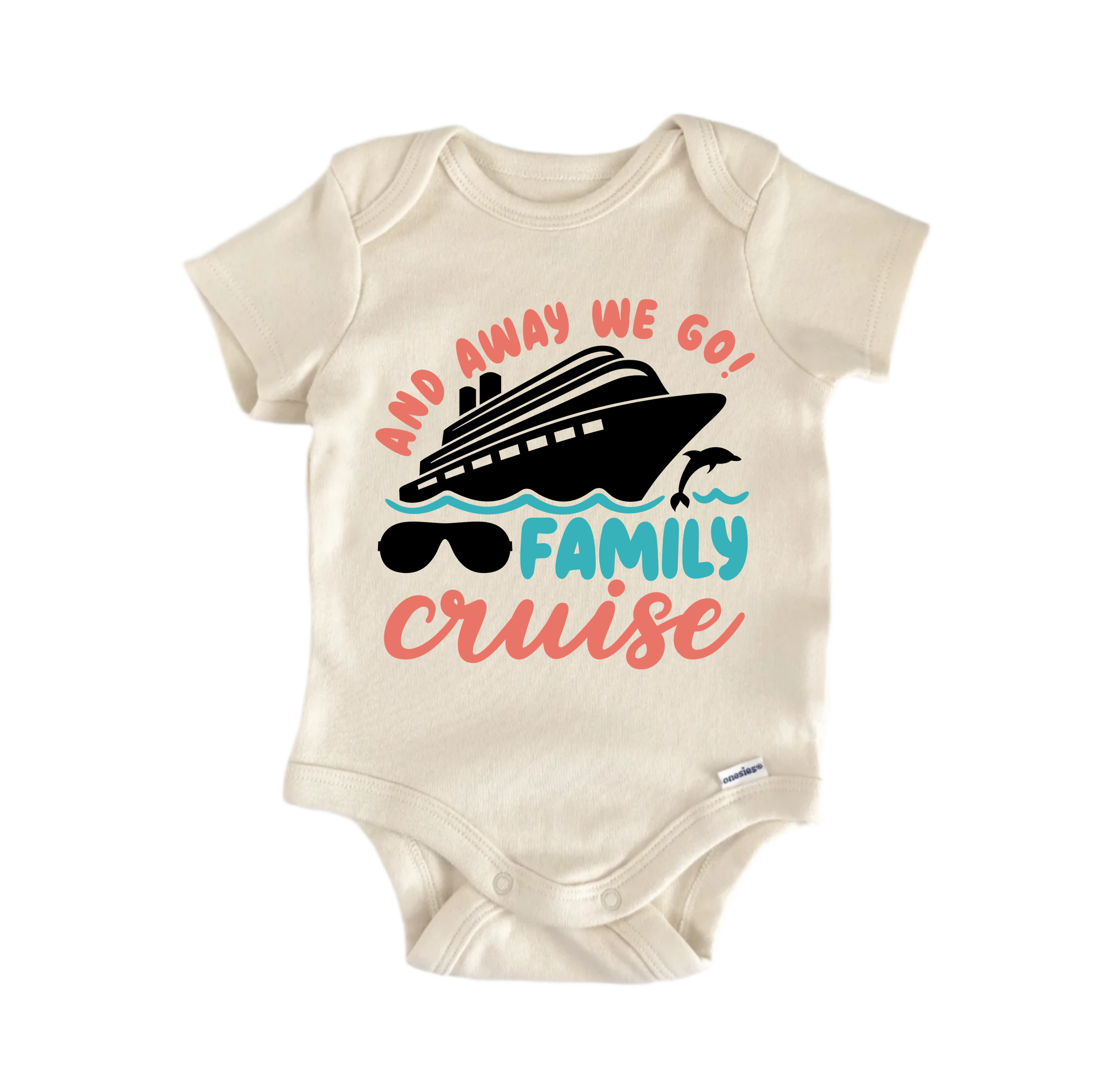 And Away We Go Family Cruise Boat - Baby Boy Girl Clothes Infant Bodysuit Funny Cute-0