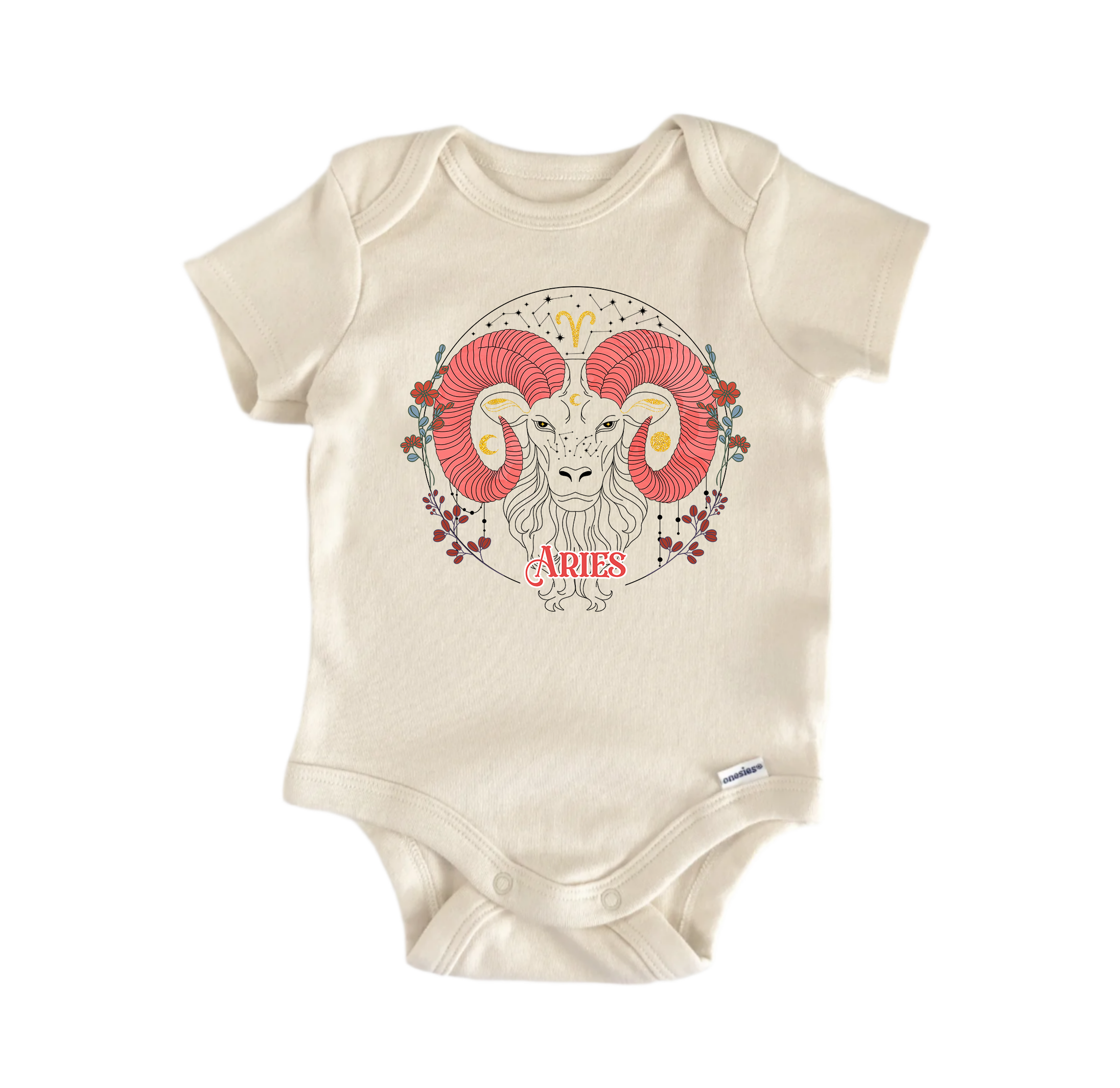 Aries Zodiac - Baby Boy Girl Clothes Infant Bodysuit Funny Cute Newborn-0
