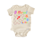 Autism Awareness Different Not Less -  Baby Boy Girl Clothes  Bodysuit Funny Cute-0