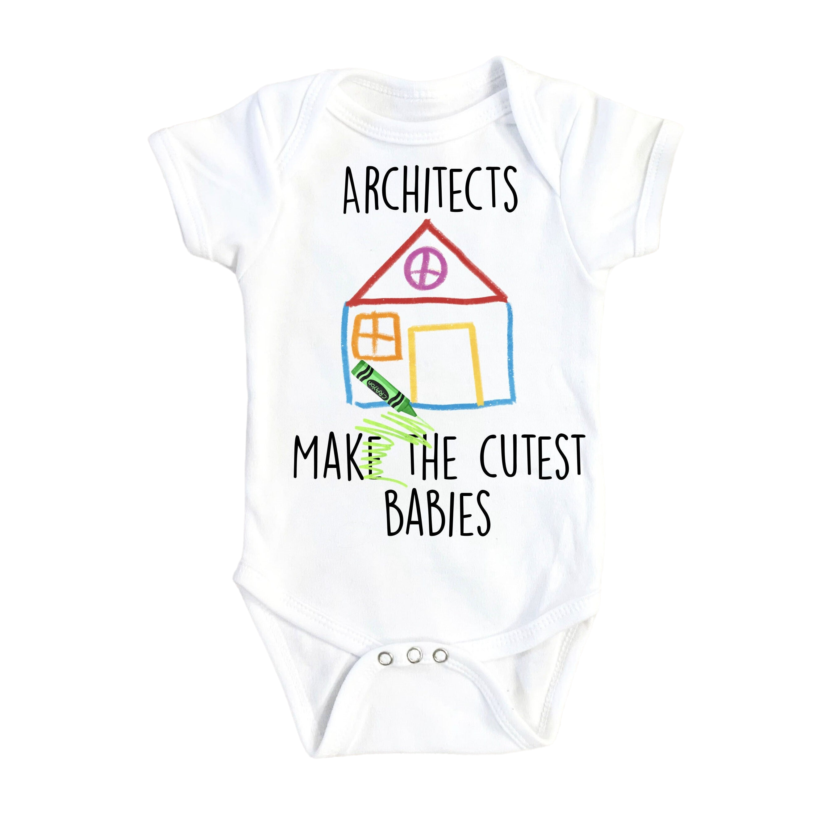 Architect Cute - Baby Boy Girl Clothes Infant Bodysuit Funny Cute Newborn-0