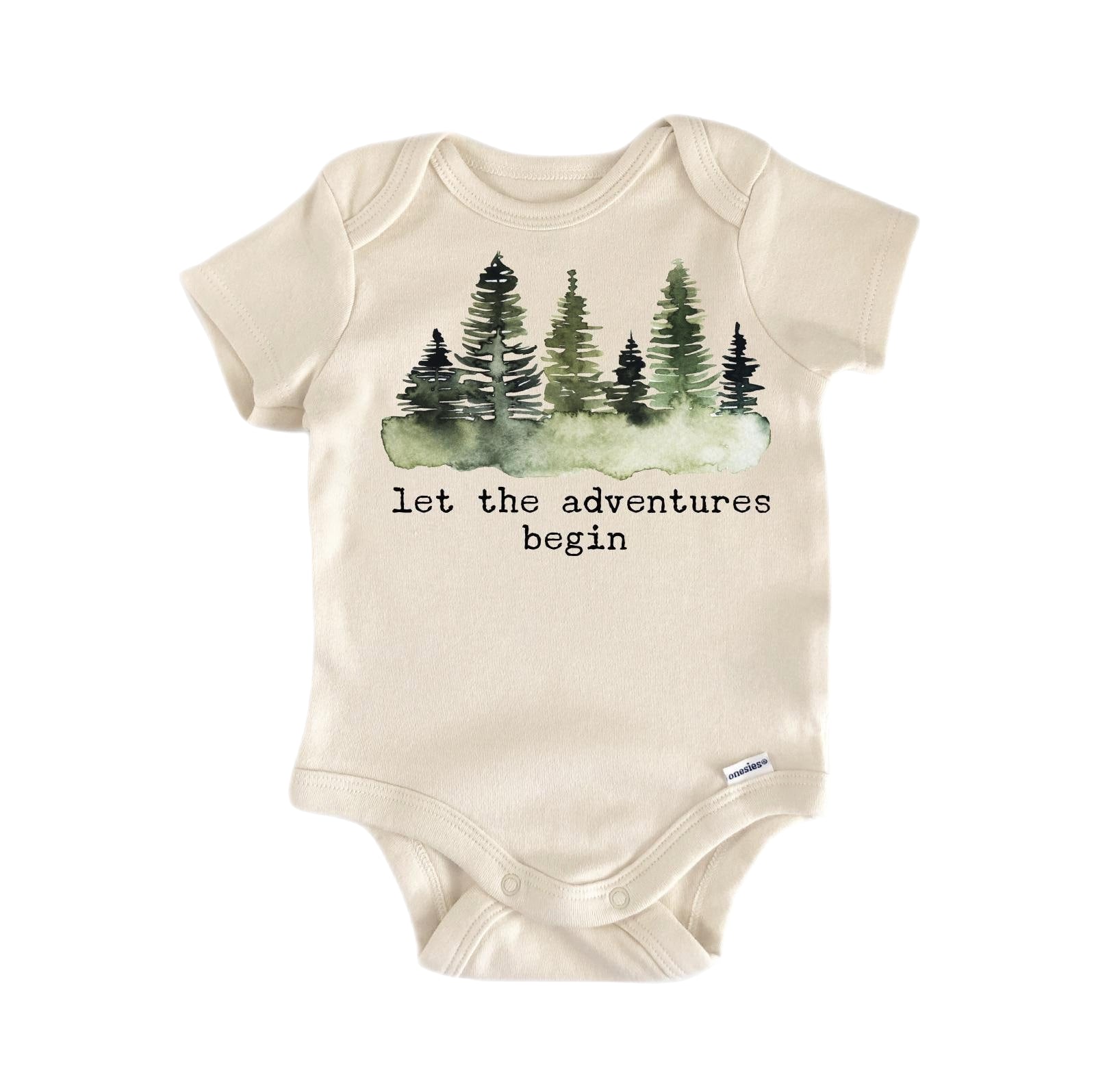 Adventure Begins - Baby Boy Girl Clothes Infant Bodysuit Funny Cute Newborn-0