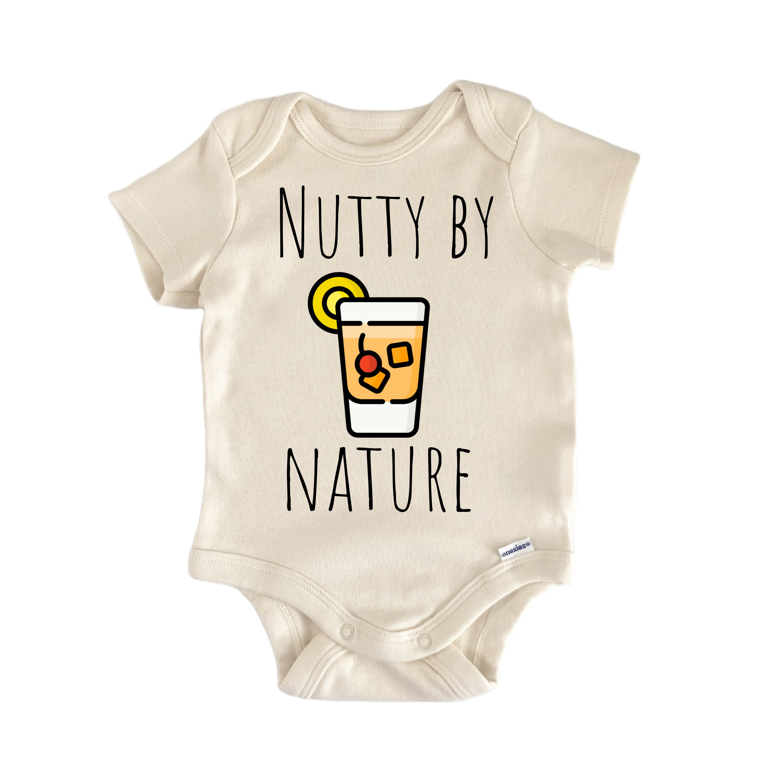 Amaretto Sour Almond Cocktail - Baby Bodysuit-0