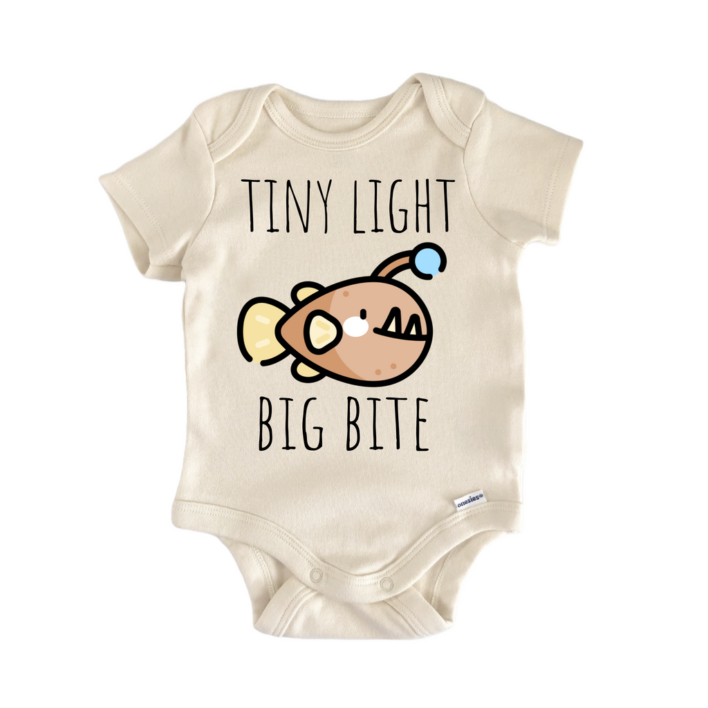 Anglerfish Deepsea Fish Angler - Baby Bodysuit-0