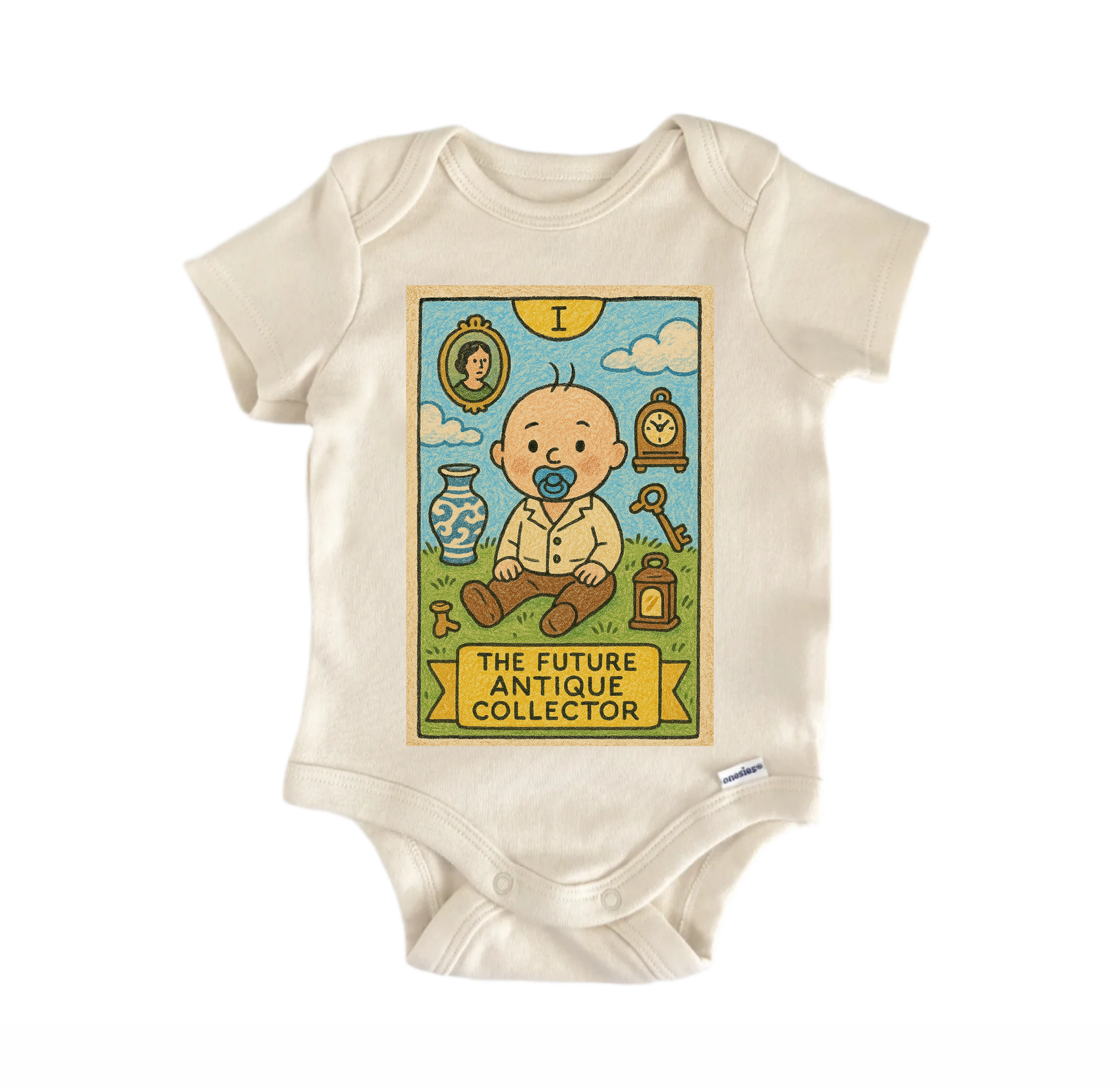 Antique Collector Tarot - Baby Bodysuit-0