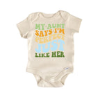 Aunt Auntie Perfect - Baby Boy Girl Clothes Infant Bodysuit Funny Cute Newborn-0