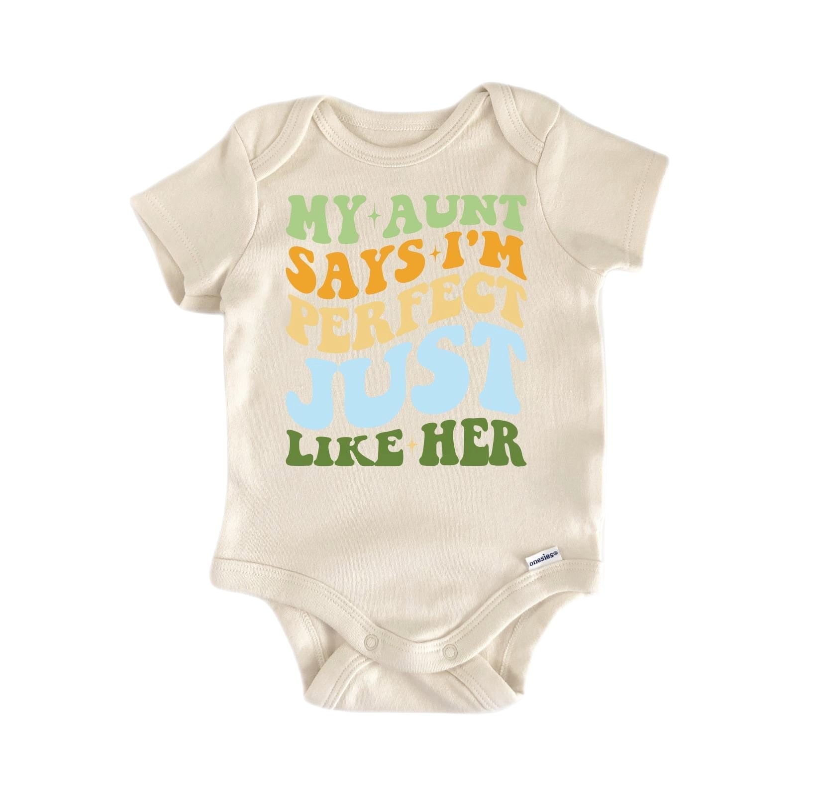 Aunt Auntie Perfect - Baby Boy Girl Clothes Infant Bodysuit Funny Cute Newborn-0