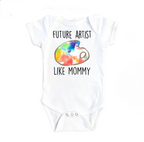 Artist Mommy - Baby Boy Girl Clothes Infant Bodysuit Funny Cute Newborn-0