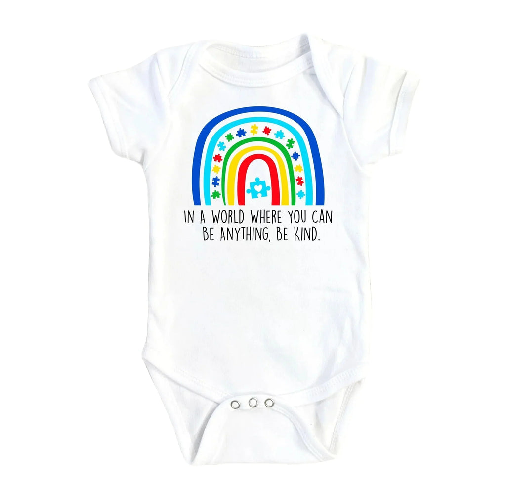Autism Be Kind - Baby Boy Girl Clothes Infant Bodysuit Funny Cute Newborn-0