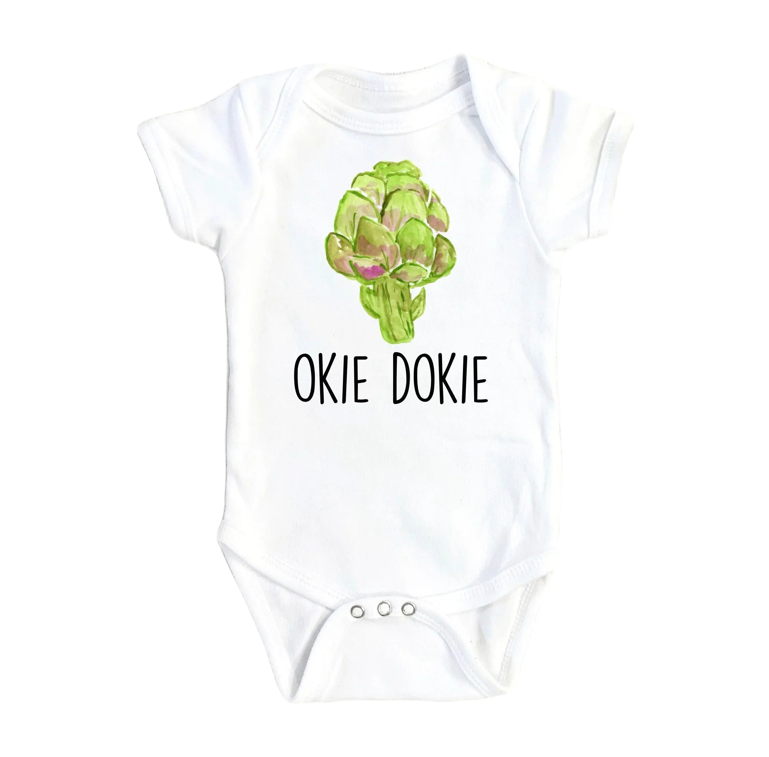 Artichoke Okie - Baby Boy Girl Clothes Infant Bodysuit Funny Cute Newborn-0